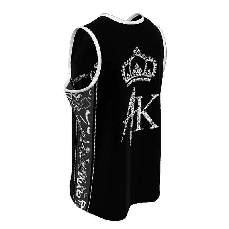 Mens Aesthetic Tank Top Black / Grey Welcome to the Kingdom